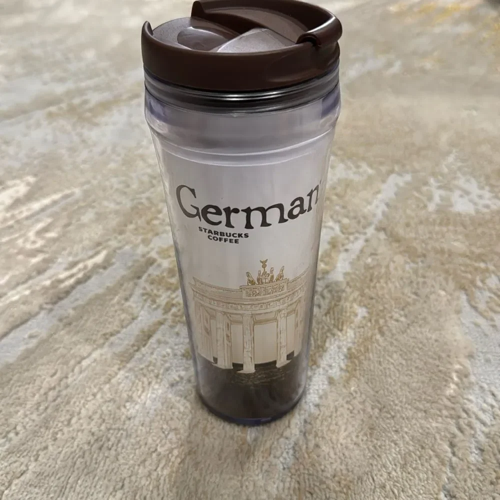 STARBUCKS COFFEE Germany TRAVEL TUMBLER 12‎ Oz RARE was only used for display